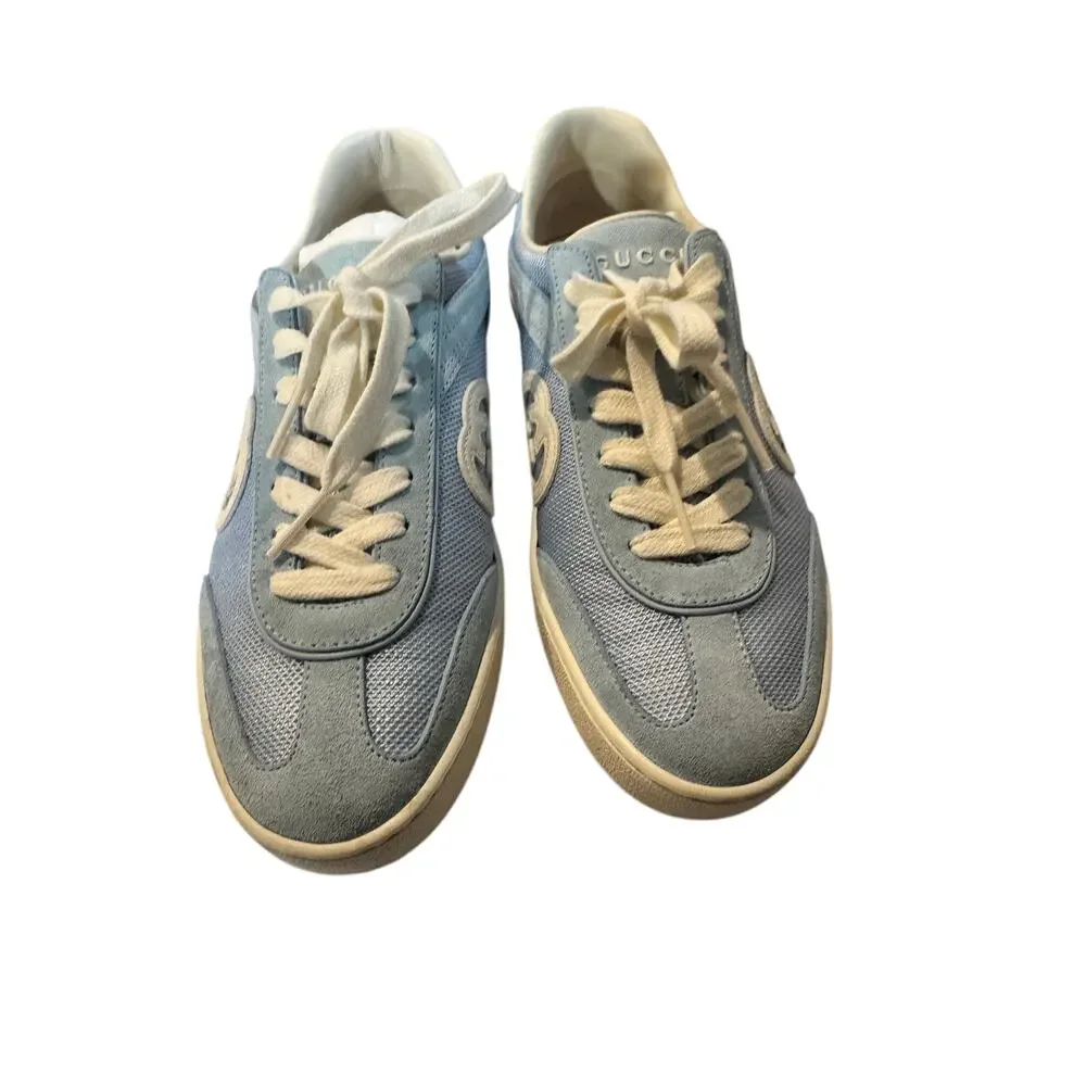 Gucci Interlocking G‎ suede low-top sneakers by Gucci sz 36.5 Box, dustbag